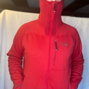 XL MOUNTAIN HARDWEAR zip-up half face hoodie